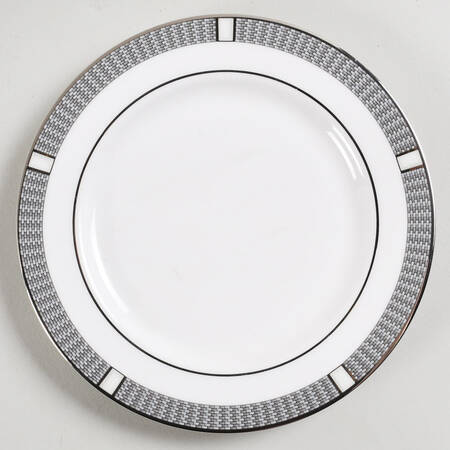 Silver Sophisticate Bread & Butter Plate by Lenox