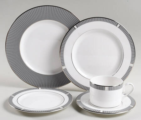Silver Sophisticate 5 Piece Place Setting