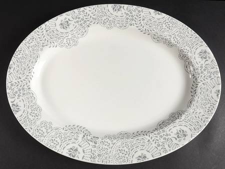 Marchesa Lace 16" Oval Serving Platter
