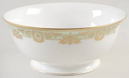 Rococo Leaf 8" Round Serving Bowl
