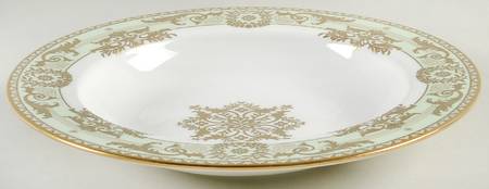 Rococo Leaf 9" Soup/Pasta Bowl