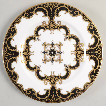Baroque Night Salad Plate