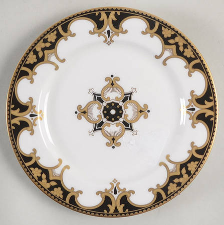 Baroque Night Bread & Butter Plate