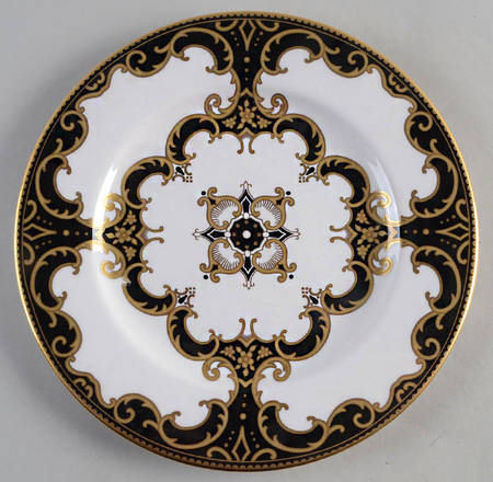Baroque Night Salad Plate