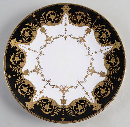 Baroque Night Accent Luncheon Plate