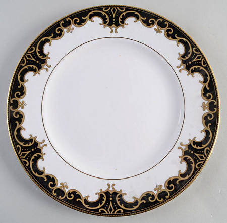 Baroque Night Dinner Plate