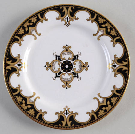 Baroque Night Bread & Butter Plate