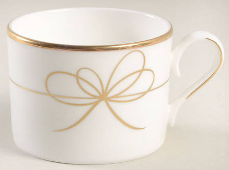 Gold Bow Flat Cup