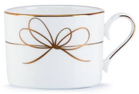 Gold Bow Flat Cup
