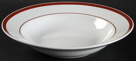 Boulevard Cafe Rust Rim Soup Bowl