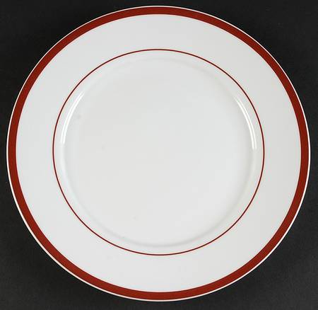 Boulevard Cafe Rust Luncheon Plate