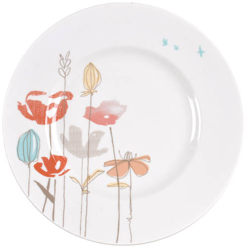 Poppy Street Accent Luncheon Plate