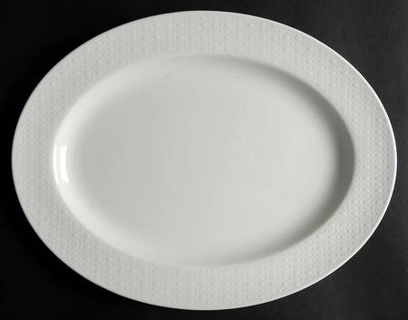 Ridge Street 16" Oval Serving Platter by Lenox