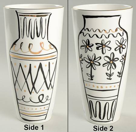 Daisy Place 9" Vase