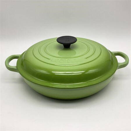 Palm 2.25 Qt Cast Iron Braiser & Lid