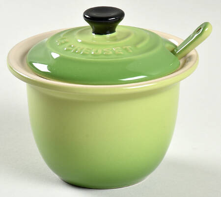 Palm Condiment Jar & Lid w/Spoon