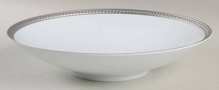 Soie Tressee Platinum Coupe Soup Bowl