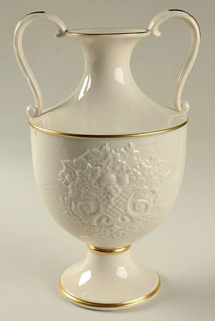 The Autumn (Black Or Green Stamp) 10" Urn Shaped Vase