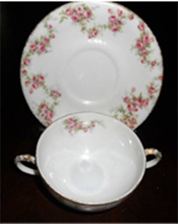LNT403 Flat Bouillon Cup & Saucer