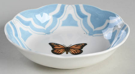 Butterfly Meadow Trellis Fruit/Dessert (Sauce) Bowl