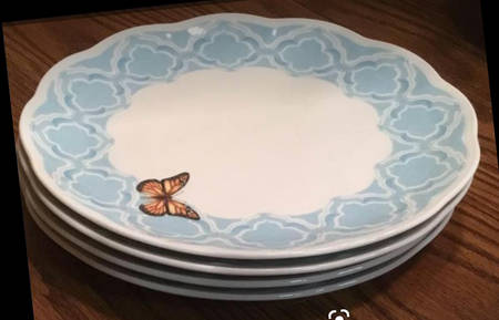 Butterfly Meadow Trellis Dinner Plate