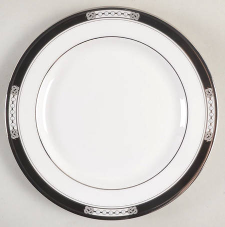 Hancock Platinum White Bread & Butter Plate