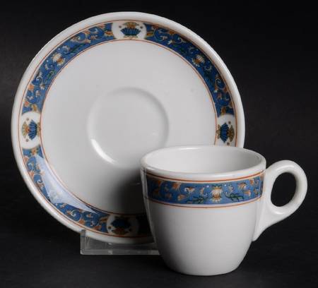 SCE33 Flat Demitasse Cup & Saucer Set
