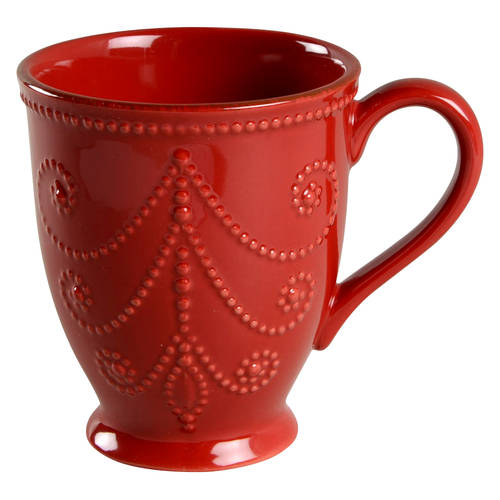 French Perle Cherry Red Mug