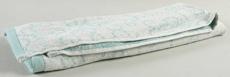 French Perle Groove Ice Blue Cloth Hand Towel