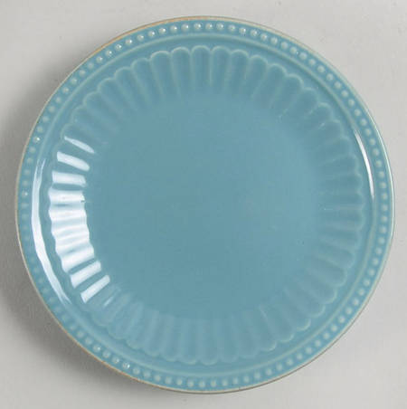 French Perle Groove Bluebell Tidbit Plate