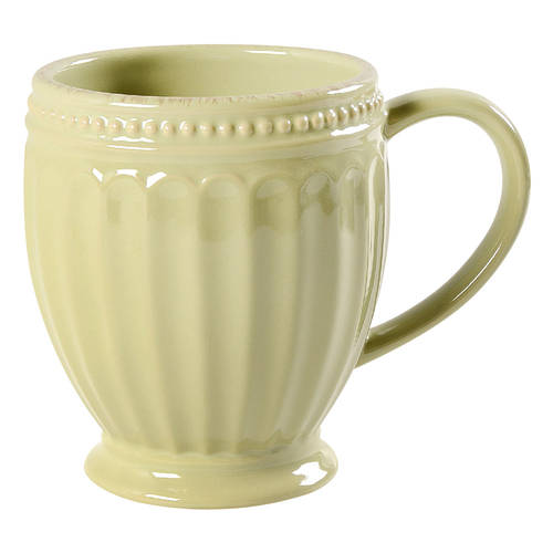 French Perle Groove Thyme Mug