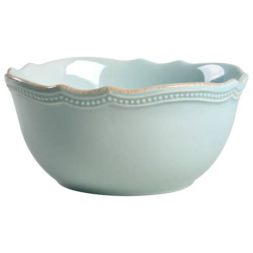 French Perle Bead Ice Blue 6" All Purpose Bowl