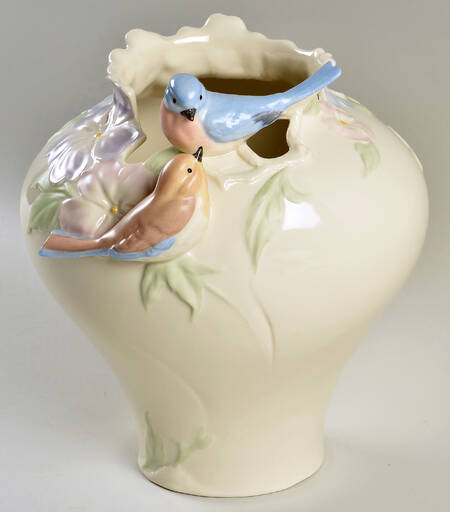 Blossoms and Birds 9" Vase by Lenox