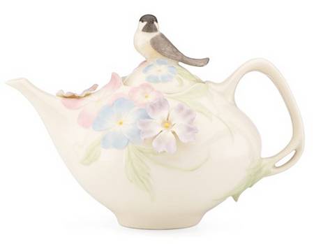 Blossoms and Birds Teapot & Lid