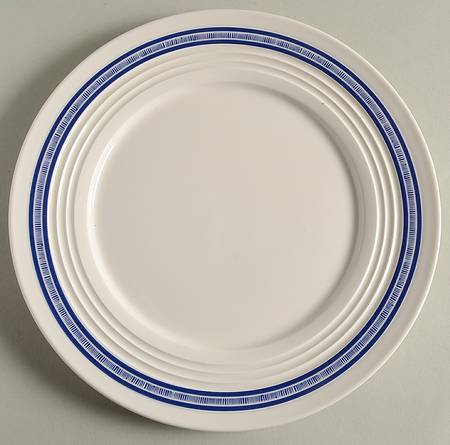 Tin Can Alley Navy Blue Accent Luncheon Plate