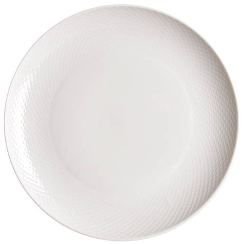 Largo White Accent Salad Plate