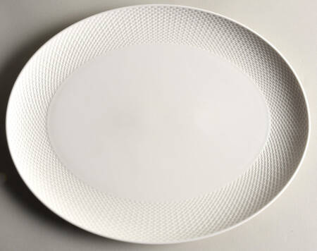Largo White 14" Oval Serving Platter