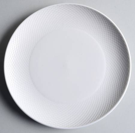 Largo White Accent Salad Plate