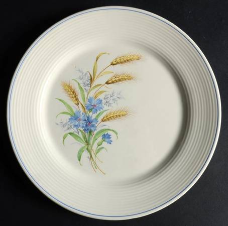 Wheatfield Blue Band by Limoges-American