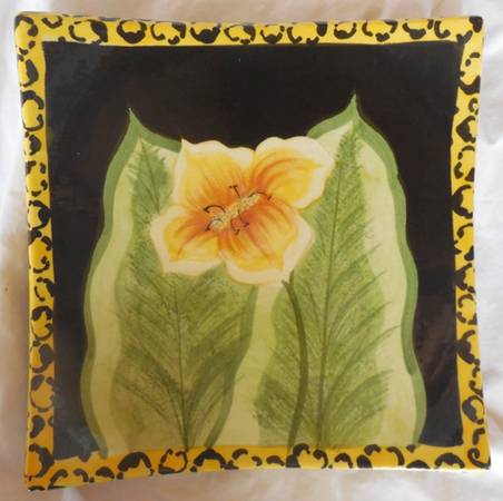 LGA139 Square Salad Plate