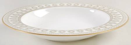 Gilded Pearl 9" Soup/Pasta Bowl
