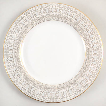 Gilded Pearl Salad Plate