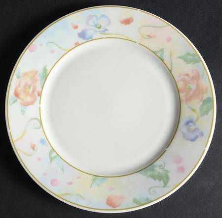 Floral Rhapsody (No Trim) Salad Plate