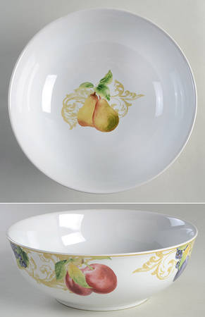 Garden Mural 9" Round Serving Bowl