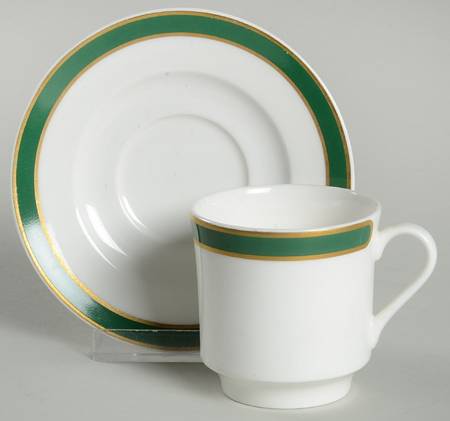 L449 Footed Demitasse Cup & Saucer Set