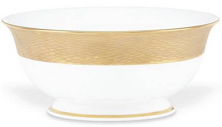 Mandarin Gold 8" Round Serving Bowl