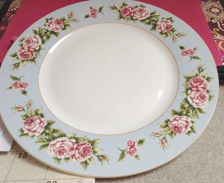Cottage Rose Blue by Lynn's China