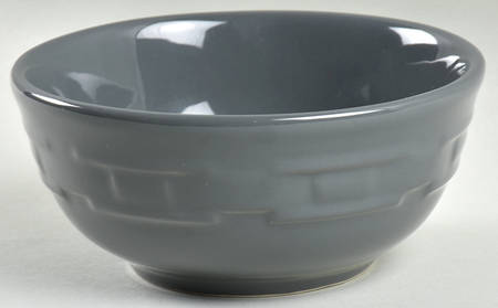 Woven Traditions-Pewter Gray Individual Soup/Salad Bowl