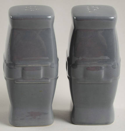 Woven Traditions-Pewter Gray Salt & Pepper Set
