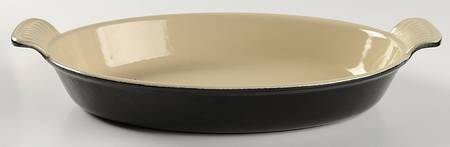Black 11" Cast Iron Augratin